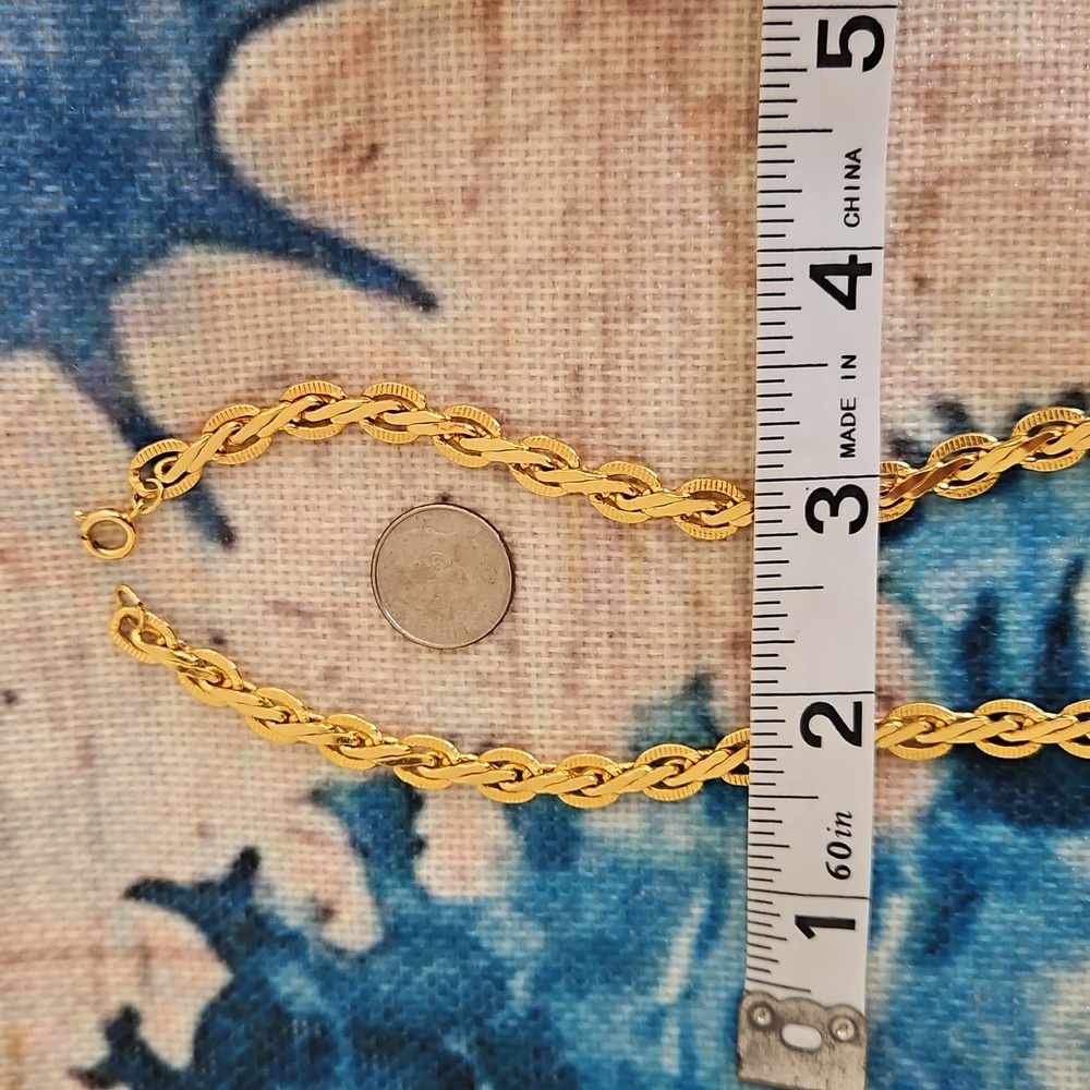 Vintage 80's Goldtone Link Chain - Picture 14 of 15